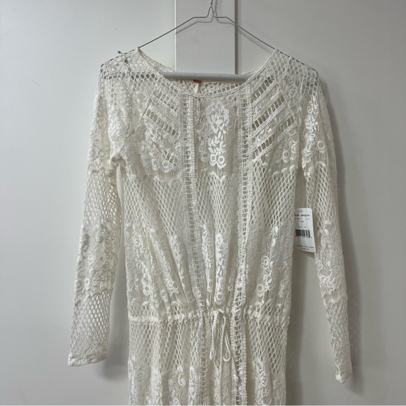 NWT Free People Luna Lace Dress in Ivory Size XS - Picture 5 of 6